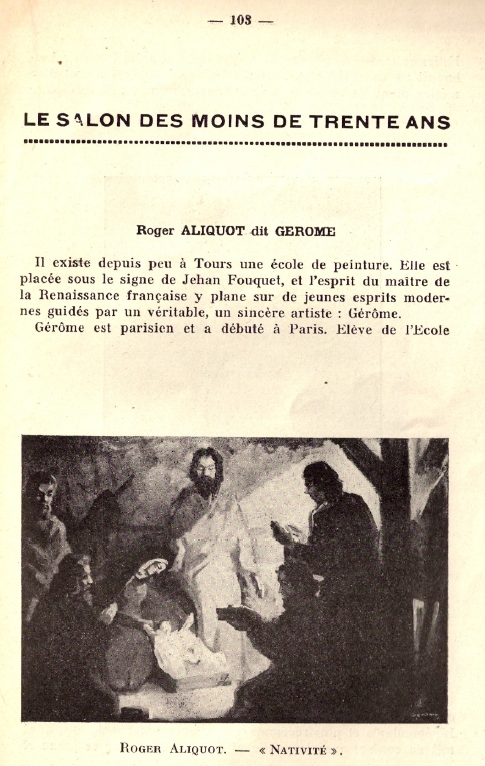 Extrait de l'ouvrage l'Art indépendant - Claude Darcy, éditions de la revue moderne des arts et de la vie - Paris 1942