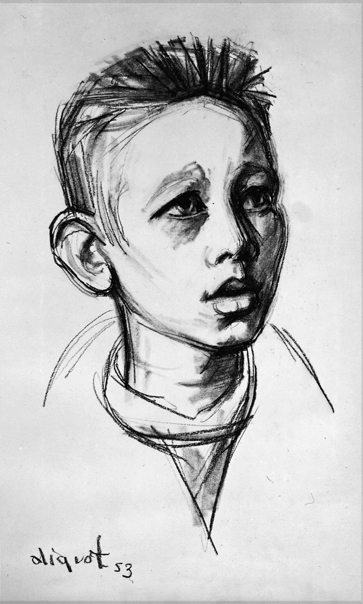Portrait de jeune garçon - 1952 