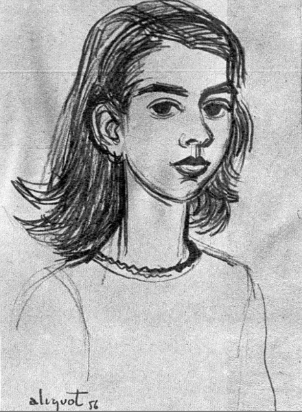 Portrait de jeune fille - 1956 