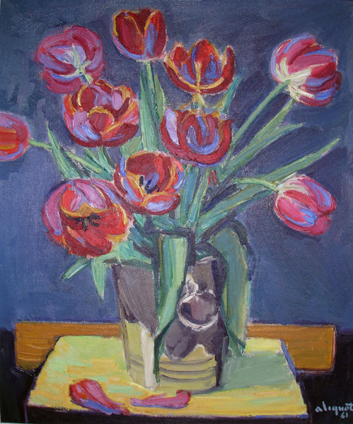 Bouquet de tulipes - 1961