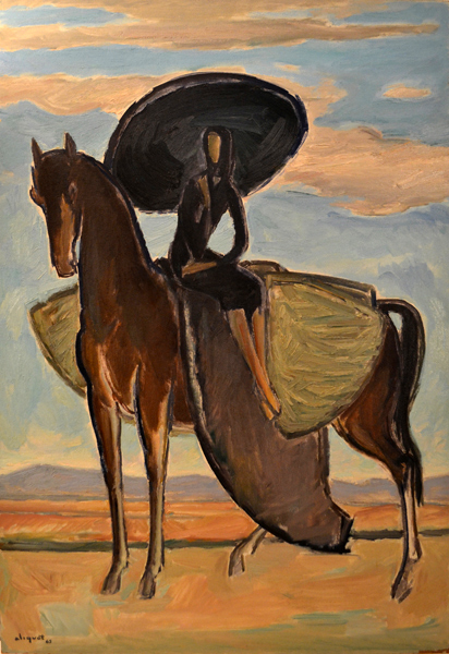 La jeune Espagnole à cheval- 1965