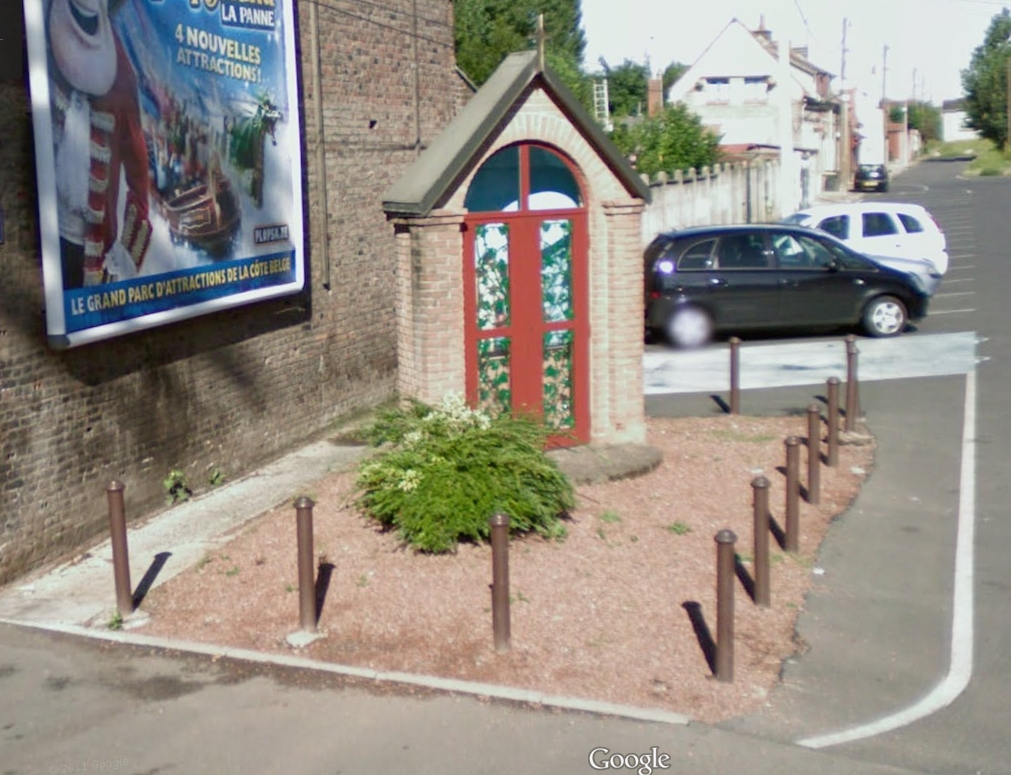 La nouvelle chapelle au croisement de la rue Robert Aylé et de la rue Nisique à Hénin-Beaumont