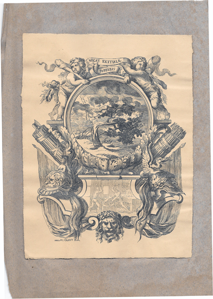 1930/31 - lithographie 3 (16,7/22 cm), Signée : DE( ?)LL Aliquot 3A