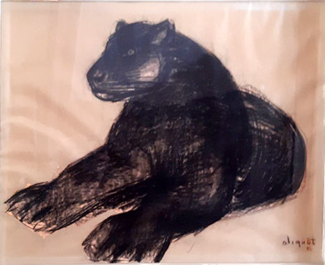 &Eacute;tude de panth&egrave;re - 1952 