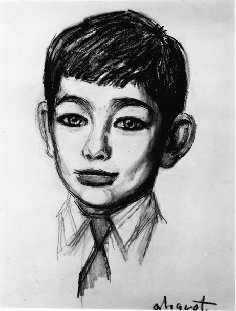 Portrait du fils de M. Splingart - 1961 