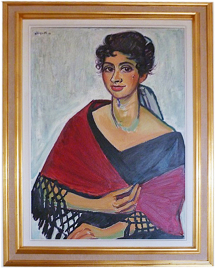 Portrait de Mme Paulette La Fay - 1957